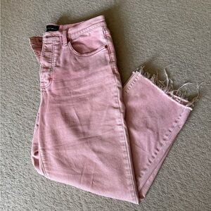 Lucky Brand Pink 90’s Loose High Rise Crop